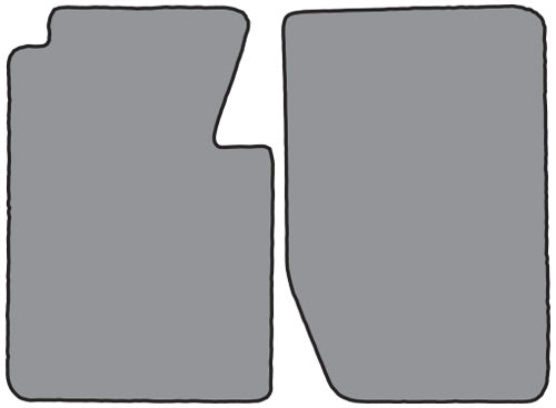 1963-1964 Jeep J-210 Floor Mat 2pc Loop (JE321F)