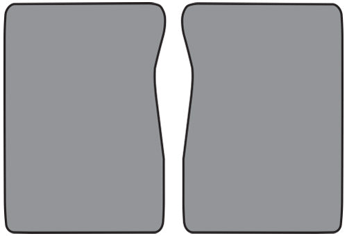 1975-1986 Chevrolet C30 Reg Cab Floor Mat 2pc Cutpile (FM10F)