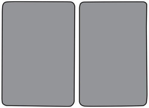 1988-1998 Chevrolet C3500 Ext Cab Floor Mat 2pc Cutpile (FM48F)
