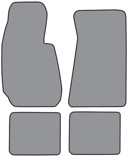 1978-1981 Toyota Celica Floor Mat 4pc Cutpile (TO414F, FM18R)