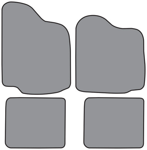 1986-1995 Suzuki Samurai Floor Mat 4pc Cutpile (FM200F, FM18R)