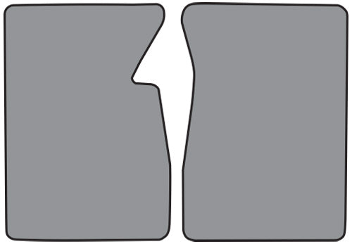 1975-1980 Dodge W300 Floor Mat 2pc Cutpile (FM32F)