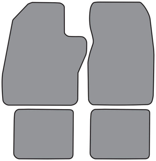 1988-1997 Ford F-350 Crew Cab Floor Mat 4pc Cutpile (FM276F, FM18R)
