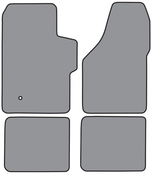 1999-2007 Ford F-350 Super Duty Crew Cab Floor Mat 4pc Cutpile (FM300F, FM18R)