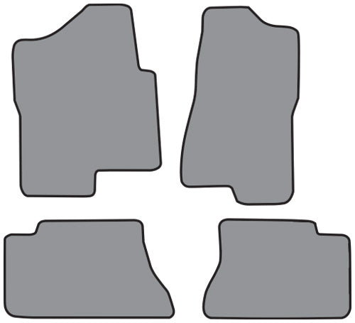 2007 Chevrolet Silverado 2500 HD Classic Crew Cab Floor Mat 4pc Cutpile (FM149F, FM308R)