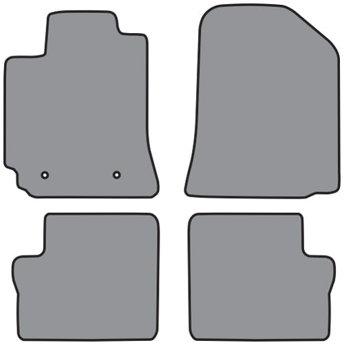 2003-2008 Toyota Corolla Floor Mat 4pc Cutpile (FM319, FM319R)