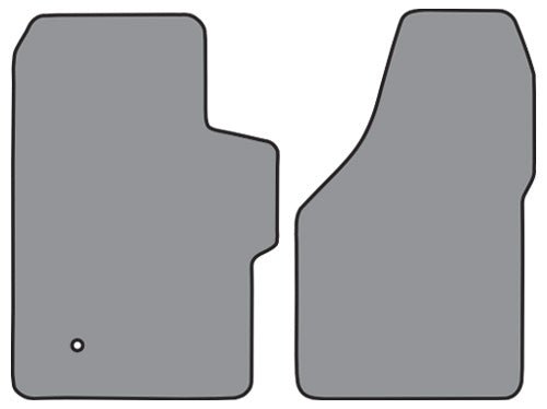 1999-2007 Ford F-450 Super Duty Crew Cab Floor Mat Frt Row 2pc Cutpile (FM300F)