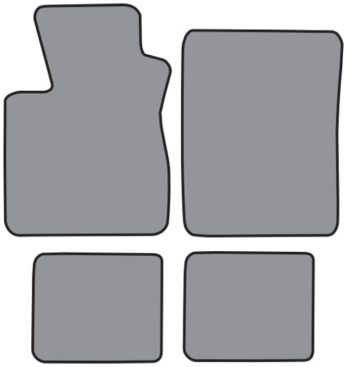 2004 Ford F-150 Heritage Ext Cab Floor Mat 4pc Cutpile (FM51F, FM18R)