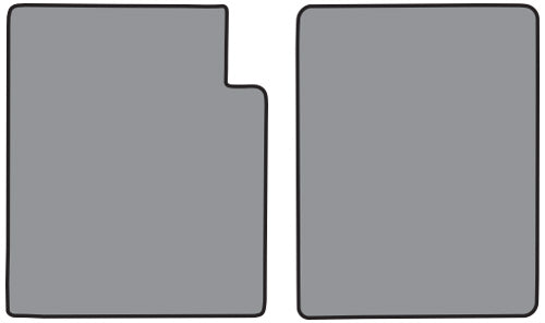 1961-1964 Ford F-250 Floor Mat 2pc Loop (FM351F)