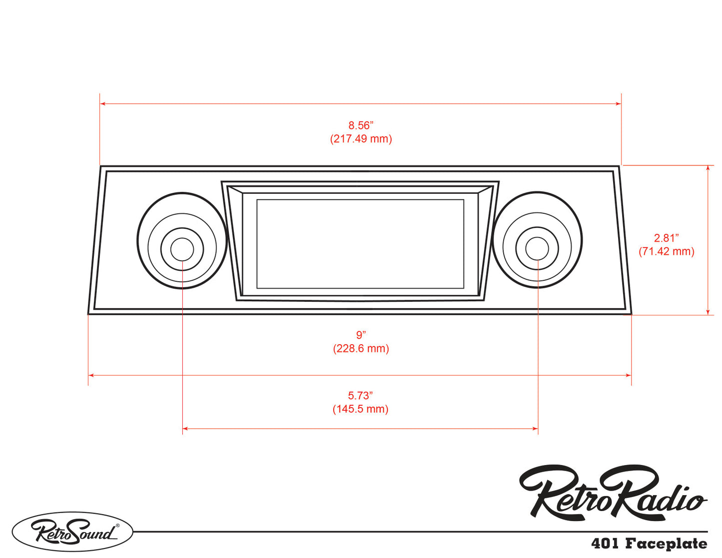 1967-1968 Chevrolet Camaro RetroRadio