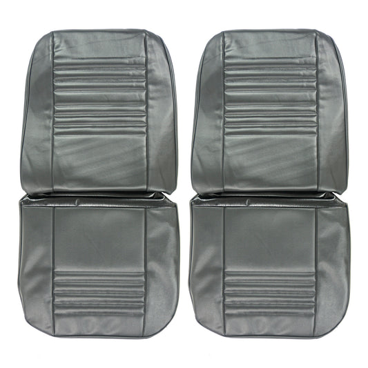 *1967 Chevrolet Chevelle; Front Bucket Seat Covers - Black
