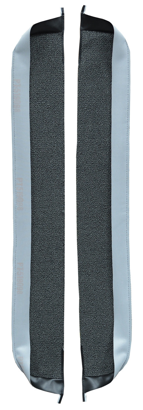 1961-1963 Ford Thunderbird Door Panel Inserts 2pc 01 Black Loop