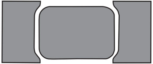1961 Chevrolet Impala Trunk Mat 2DR Hardtop/Coupe In Carpet With Pad 1044A Midnight Blue Essex