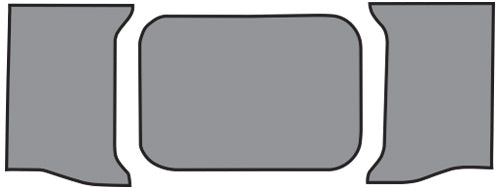 1962-1964 Chevrolet Impala Trunk Mat 2DR Coupe In Carpet With Pad 1044A Midnight Blue Essex