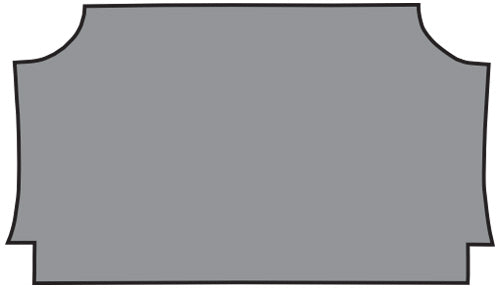 1965 Chevrolet Impala Trunk Mat 2DR Coupe In Carpet With Pad 1066A Gray Essex
