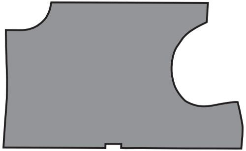 1968-1970 Chevrolet Impala Trunk Mat 2DR Convertible In Carpet With Pad 1001A Black Essex