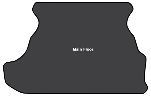 1979-1993 Ford Mustang Coupe Trunk Sound Deadener 1pc Mastic with Pad