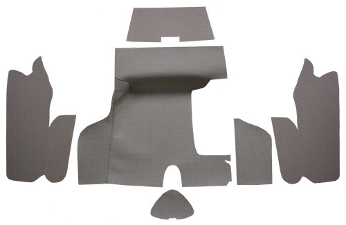 1955-1956 Mercury Custom Trunk Mat Convertible With Boards 52B Mercury Weave Burtex