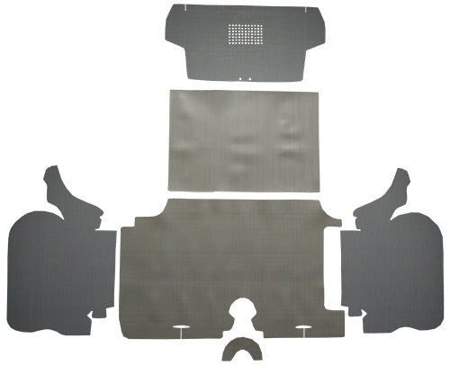 1959 Chevrolet Impala Trunk Mat Kit With Boards 15V GM Waffle TM Vinyl
