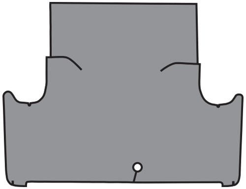 1961-1963 Ford Falcon 2DR Trunk Mat 08V Mustang Plaid TM Vinyl