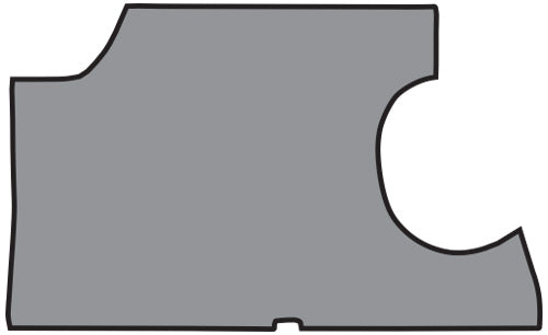 1965 Chevrolet Impala 2DR Convertible Trunk Mat 04V Crowsfeet TM Vinyl