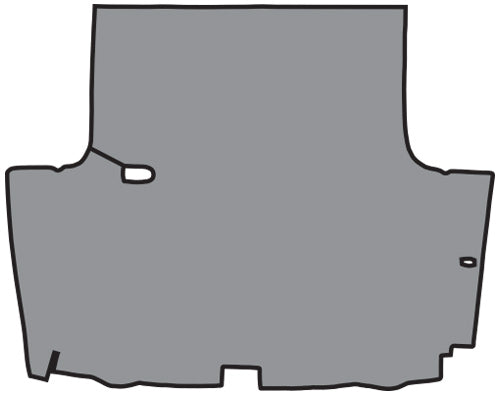 1967-1969 Plymouth Barracuda Hardtop/Convertible Trunk Mat 01V Gray Plaid TM Vinyl