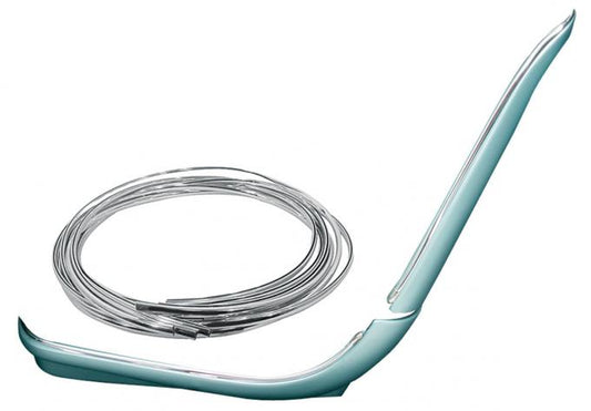 *1966-72 GM A-Body; Seat Piping, Bucket, Economy - Chrome