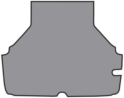 1968-1976 BMW 2002 2DR Trunk Mat 17FT Charcoal TM Felt