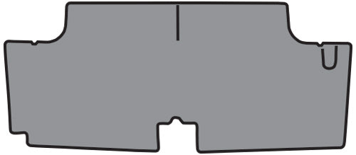 1970-1974 Plymouth Barracuda Trunk Mat 03V Gray Herringbone TM Vinyl