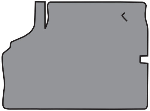 1971-1972 Chevrolet Chevelle Trunk Mat 03V Gray Herringbone TM Vinyl