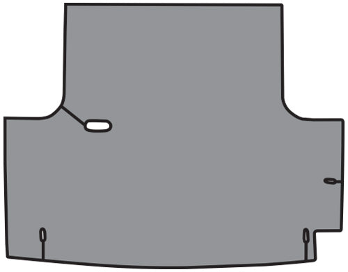 1974 Dodge Dart Trunk Mat 03V Gray Herringbone TM Vinyl