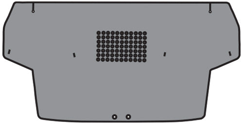 1959-1960 Chevrolet Impala Rear Trunk Board 15C GM Waffle Cardboard
