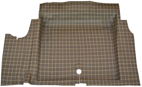 1965-1968 Ford Mustang Fastback Molded Trunk Mat 18V Mustang Spatter TM Vinyl