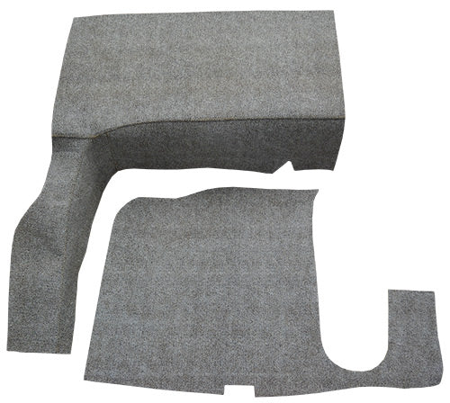 1957-1958 Buick Special 2DR/4DR Hardtop/Sedan Trunk Mat 40B Modern Black Splash Burtex