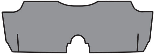1970-1977 American Motors Hornet Trunk Mat 54AMC Blue Herringon TM Foam