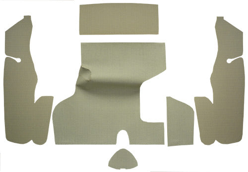 1955-1956 Mercury Montclair Trunk Mat Hardtop/Sedan With Boards 52B Mercury Weave Burtex