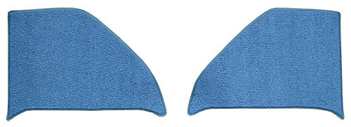 1960-1963 Chevrolet C20 Pickup Kick Panel Inserts Without Cardboard 25 Blue Green Loop