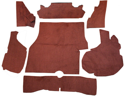 1981-1988 Chevrolet Monte Carlo Trunk Mat Kit With Boards 7298 Maple / Canyon Cutpile