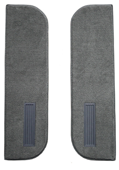 1975-1986 Chevrolet C10 Door Panel Inserts On Cardboard W/Vents 2pc 877 Dove Gray / 8292 Cutpile
