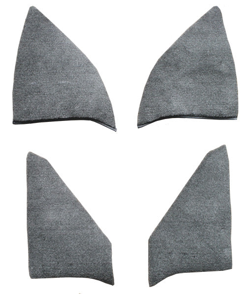 1989-1991 GMC V1500 Suburban Kick Panel Inserts Without Cardboard 871 Sandalwood Cutpile