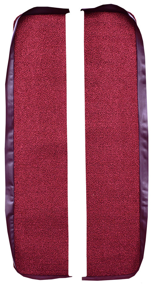 1962-1964 Pontiac Grand Prix Door Panel Inserts Without Cardboard 2pc 09 Medium Blue Loop