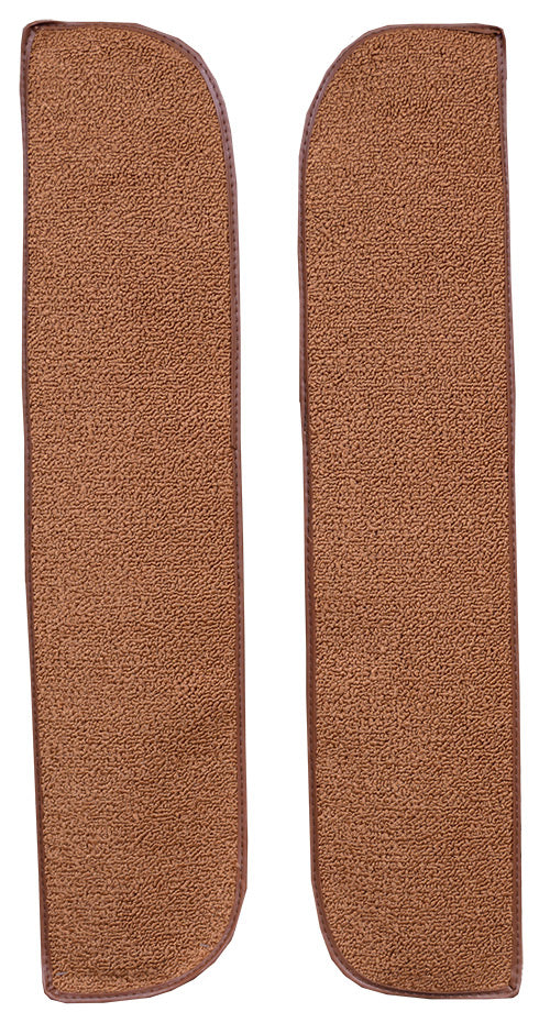 1967-1972 Chevrolet C20 Pickup Door Panel Inserts Without Cardboard 2pc 30 Dark Olive Green Loop