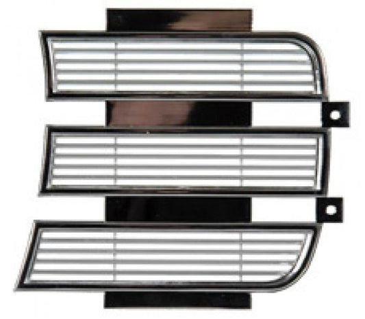 *1969 Chevrolet Camaro RS; Headlight Grille Covers - Chrome, Driver