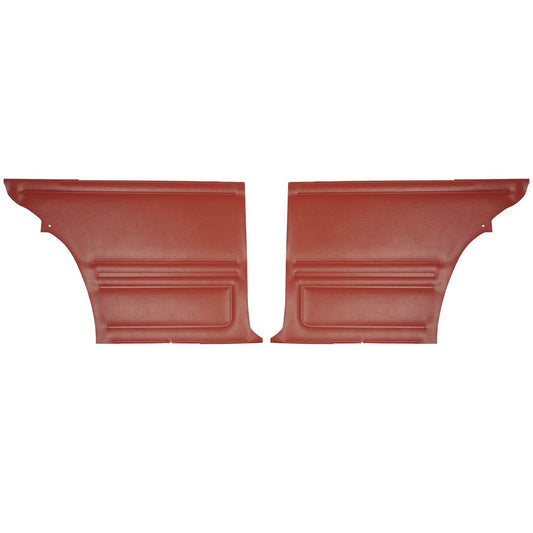 *1967 Chevrolet Camaro, Pontiac Firebird, Coupe; Standard Rear Side Panels - Red