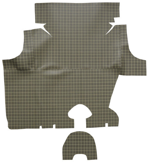 1960 Edsel Ranger Trunk Mat 08F Mustang Plaid Fleece