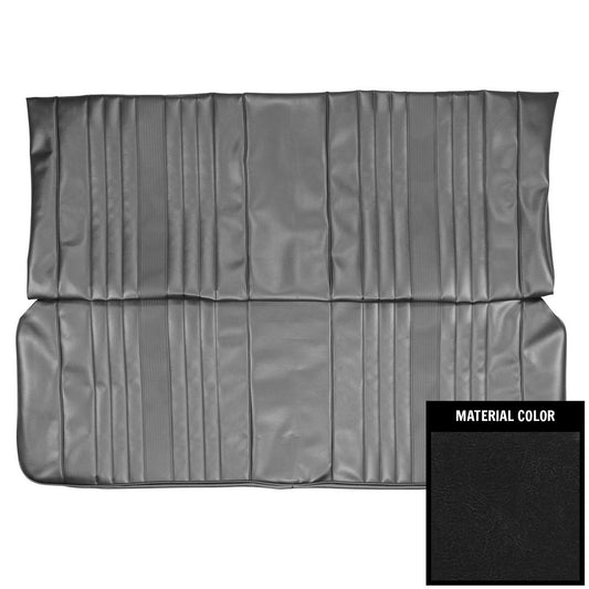 *1969 Chevrolet Chevelle, Convertible; Rear Bench Seat Cover - Black