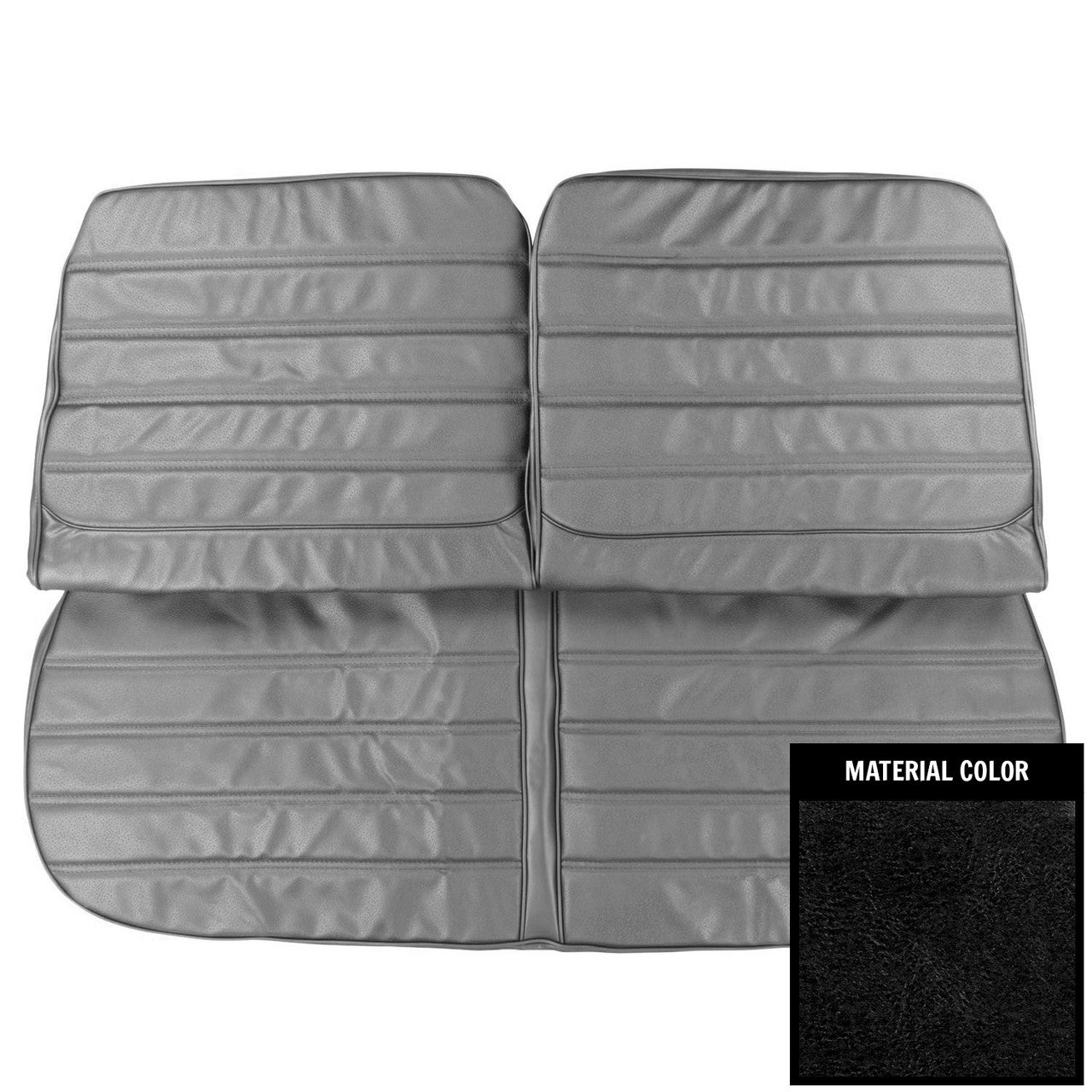 *1971 Oldsmobile Cutlass /"S"/442; Front Bench Seat Cover - Black