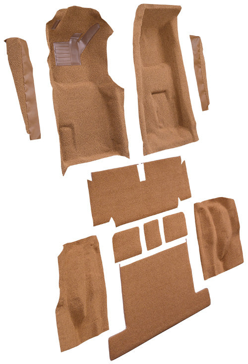 1971-1975 Chevrolet Corvette Coupe Rear Without Pad 801 Black Cutpile