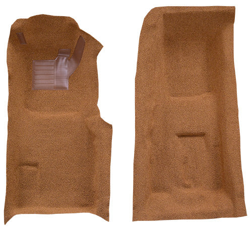1971-1975 Chevrolet Corvette 4spd Front With Pad 801 Black Cutpile