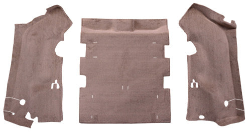 2003-2006 Jeep Wrangler Cargo Area 9777 Medium Beige Cutpile Mass